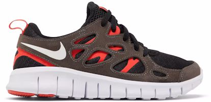 (Youth) Nike Free Run 2 'Black Siren Red' DD0163-002 (Youth) Nike Free Run 2 'Black Siren Red' DD0163-002