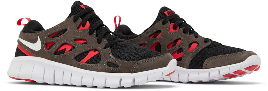 (JR) Nike Free Run 2 'Hitam Siren Merah' DD0163-002 Cheap (JR) Nike Free Run 2 'Hitam Siren Merah' DD0163-002
