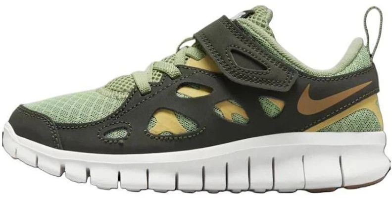 (青少年)Nike Free Run 2 '油綠小麥金' DA2689-306 Lookbook (青少年)Nike Free Run 2 '油綠小麥金' DA2689-306