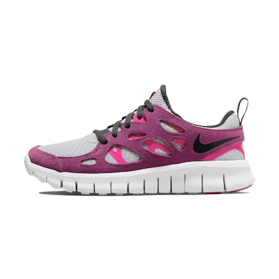 (Youth) Nike Free Run 2 'Pure Platinum Sangria'