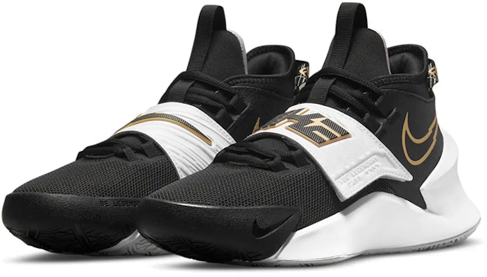 (Youth) Nike Future Court 3 'Black White Metallic Gold' CT2866-006 Lookbook (Youth) Nike Future Court 3 'Black White Metallic Gold' CT2866-006