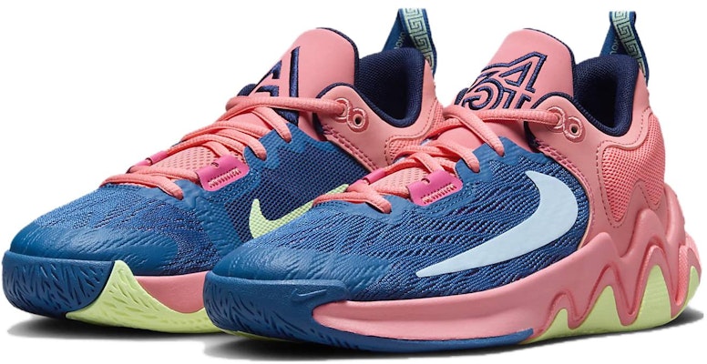 (Youth) Nike Giannis Immortality 2 'Dark Marina Blue Laser Crimson' FQ8168-630 Lookbook (Youth) Nike Giannis Immortality 2 'Dark Marina Blue Laser Crimson' FQ8168-630