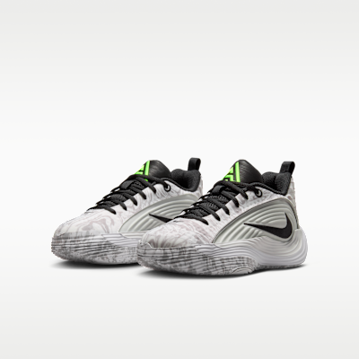 Purchase (Youth) Nike Giannis Immortality 5 'White Off White Light Smoke Grey Metallic Silver' IM7588-102
