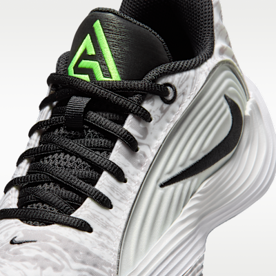 Sizing (Youth) Nike Giannis Immortality 5 'White Off White Light Smoke Grey Metallic Silver' IM7588-102