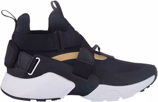 (Youth) Nike Huarache City 'Black Metallic Gold' AJ6662-005 (Youth) Nike Huarache City 'Black Metallic Gold' AJ6662-005