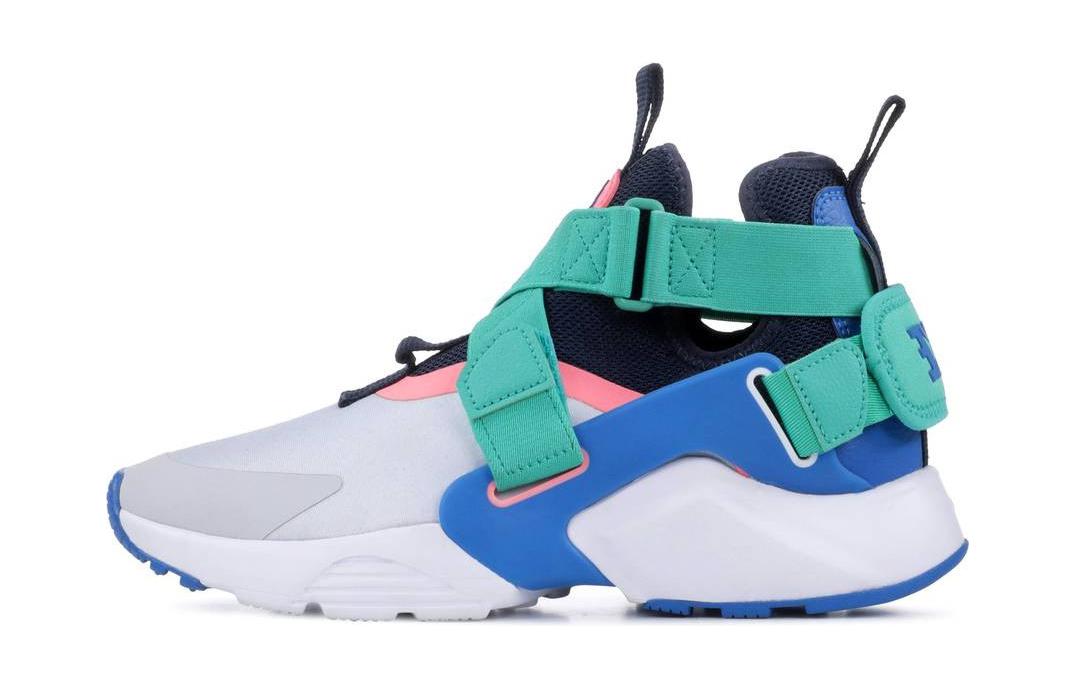 (Youth) Nike Huarache City High 'Pure Platinum Blue Nebula' AJ6662-001