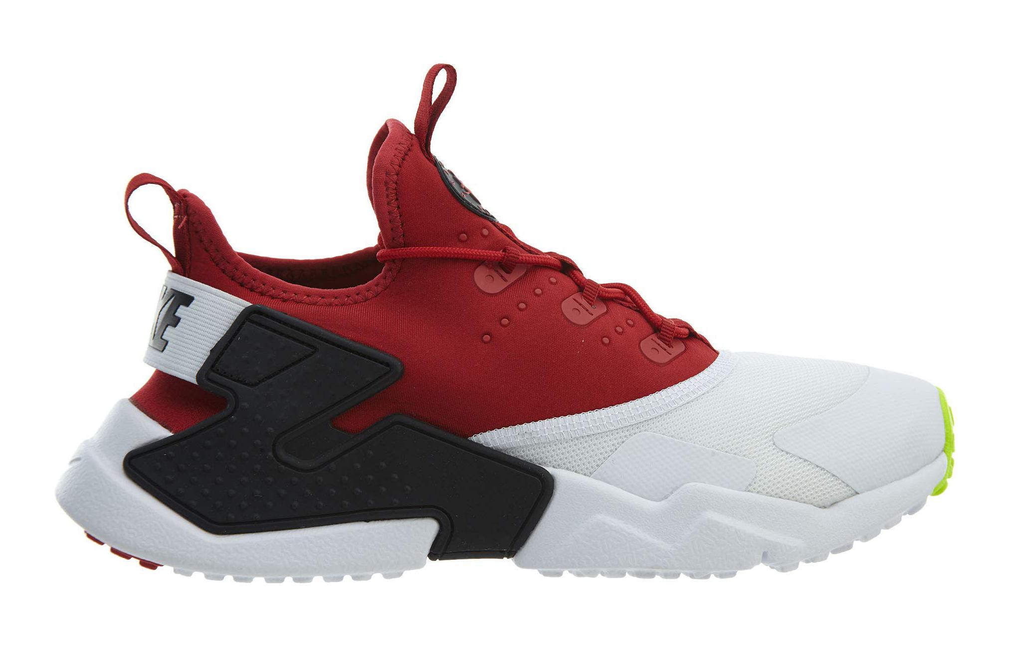 Order 大童 Nike Huarache Run 舒適百搭 耐磨透氣 低幫 兒童跑步鞋 紅白黑