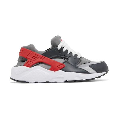 (Youth) Nike Huarache Run 'Dark Smoke Grey University Red'