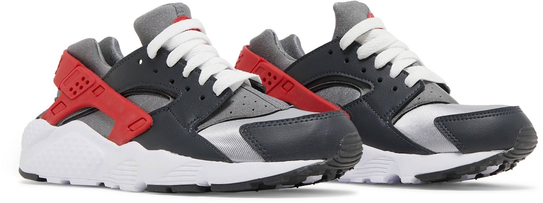 (JR) Nike Huarache Run 'Gris Oscuro Humo Rojo Universitario' 654275-041 Cheap (JR) Nike Huarache Run 'Gris Oscuro Humo Rojo Universitario' 654275-041