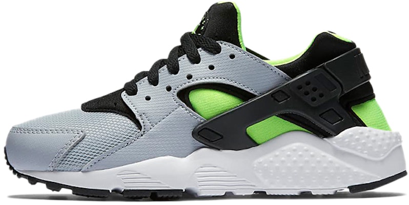 耐吉 Huarache Run 華萊士 休閒 復古 耐磨透氣輕便 低筒 跑步鞋 GS 灰綠 Buy 耐吉 Huarache Run 華萊士 休閒 復古 耐磨透氣輕便 低筒 跑步鞋 GS 灰綠