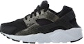 Buy Nike Huarache Air Run SE 耐吉華萊士復古 防滑透氣 低筒 跑步鞋 GS 黑金白