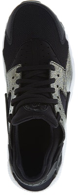 Nike Huarache Air Run SE 耐吉華萊士復古 防滑透氣 低筒 跑步鞋 GS 黑金白 Lookbook Nike Huarache Air Run SE 耐吉華萊士復古 防滑透氣 低筒 跑步鞋 GS 黑金白