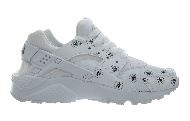 Order 耐吉 Air Huarache Run SE (GS) 華萊士 防滑透氣 低幫復古跑步鞋 白色