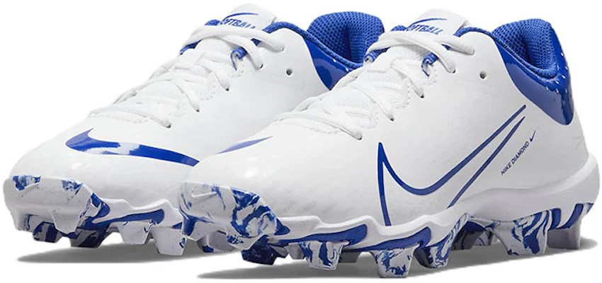 (JR) Nike Hyperdiamond 4 Keystone GG ''Bianco Racer Blue'' CZ5919-101 Lookbook (JR) Nike Hyperdiamond 4 Keystone GG ''Bianco Racer Blue'' CZ5919-101