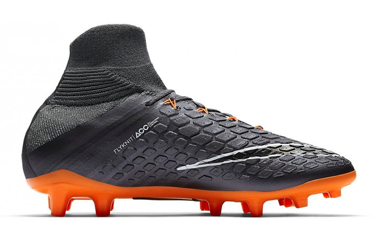 Order (JR) Nike Hypervenom 3 Elite DF FG ''Donkergrijs Totale Oranje'' AH7292-081