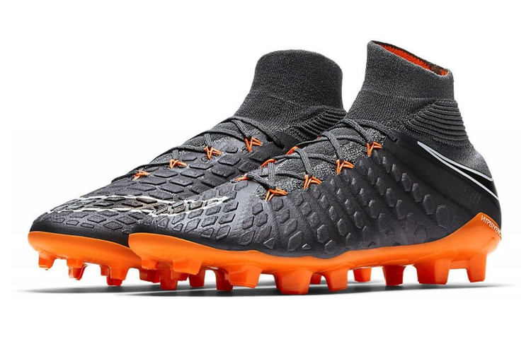 Lookbook (JR) Nike Hypervenom 3 Elite DF FG ''Donkergrijs Totale Oranje'' AH7292-081