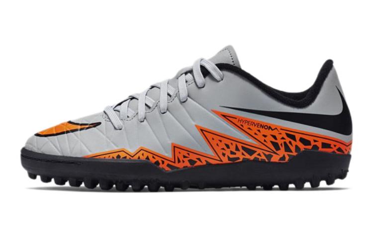 (Youth) Nike Hypervenom Phelon II TF Turf 'Gray Orange Black'