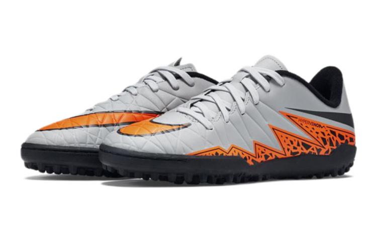 (Youth) Nike Hypervenom Phelon II TF Turf 'Gray Orange Black' 圖 2