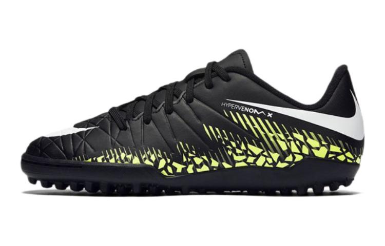 (Youth) Nike HypervenomX Phelon II TF Turf 'Black Yellow White'