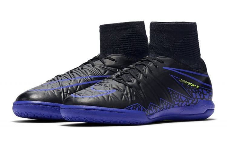 Lookbook 兒童 Nike JR HypervenomX Proximo IC 室內場地足球鞋 黑紫色