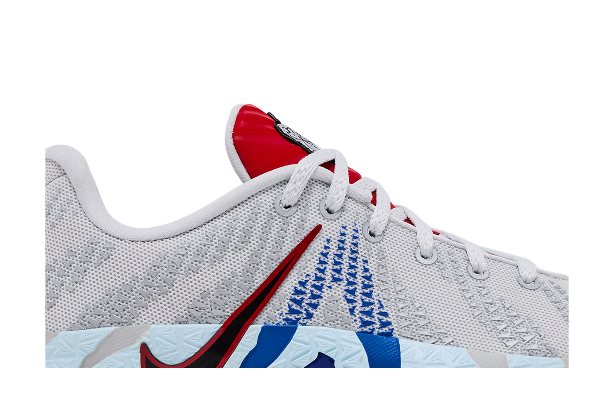 Order (JR) Zapatillas de baloncesto Nike Ja 3 Blanco/Azul/Rojo - Comodidad Clásica Low-Top IQ0839-001