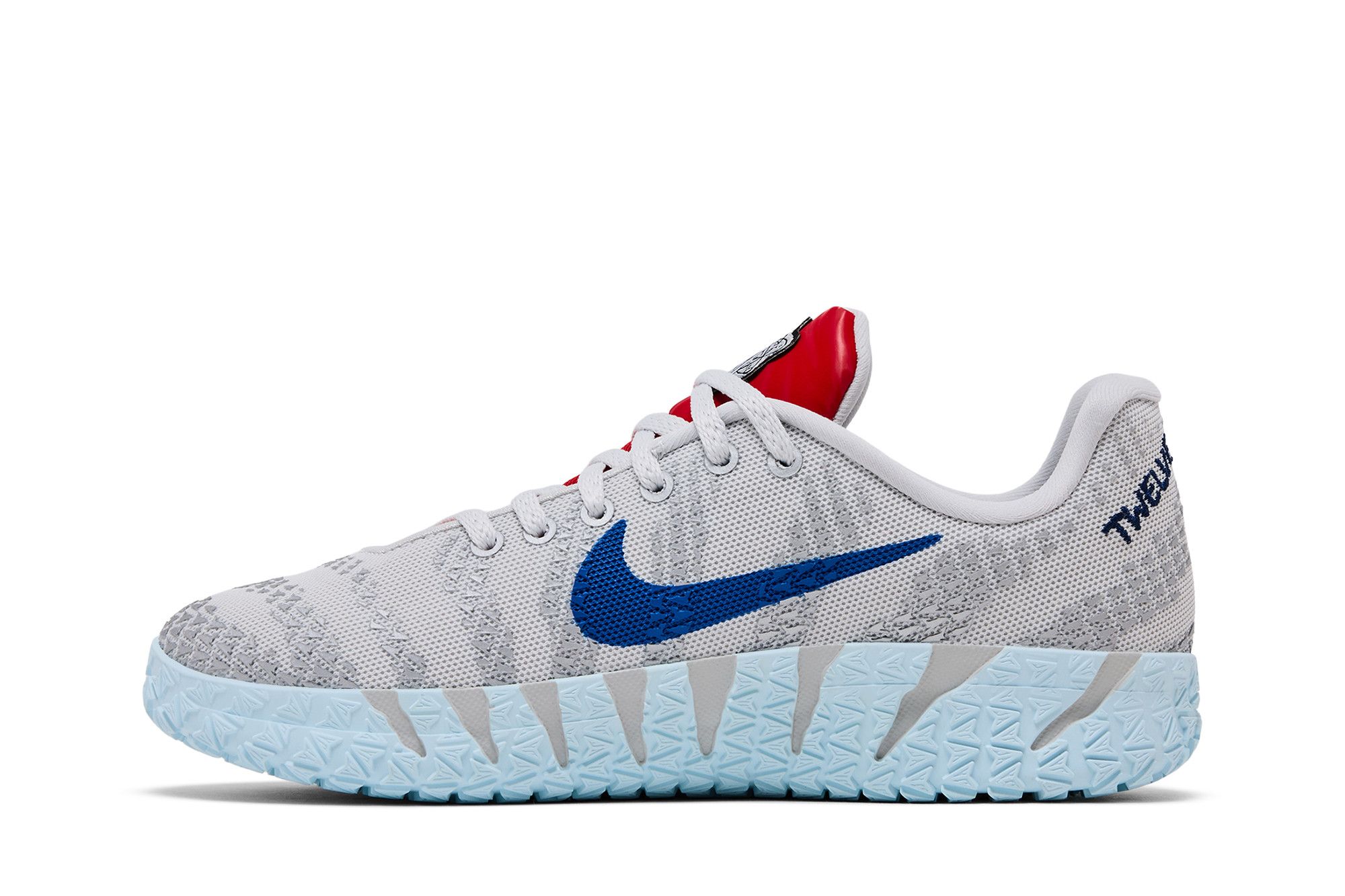 Lookbook (JR) Zapatillas de baloncesto Nike Ja 3 Blanco/Azul/Rojo - Comodidad Clásica Low-Top IQ0839-001