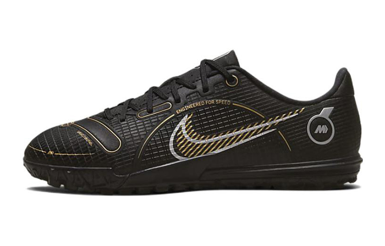 (Youth) Nike Jr. Mercurial Vapor 14 Academy TF Turf Soccer Shoes K Black DJ2863-007