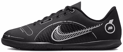 (Youth) Nike Jr. Mercurial Vapor 14 Club IC 'Black Silver' DJ2898-007 (Youth) Nike Jr. Mercurial Vapor 14 Club IC 'Black Silver' DJ2898-007