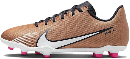 (Youth) Nike Jr. Mercurial Vapor 15 Club MG 'Metallic Copper' DR6048-810 (Youth) Nike Jr. Mercurial Vapor 15 Club MG 'Metallic Copper' DR6048-810