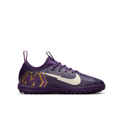 Shop (JR) Nike Jr. Mercurial Vapor 16 Academy "Kylian Mbappé" Fußballschuhe Lila/Elfenbein FQ8285-500