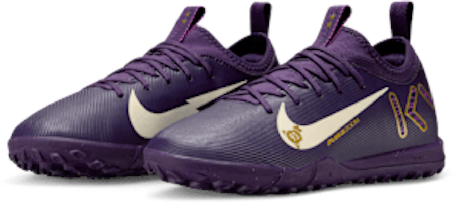 (JR) Nike Jr. Mercurial Vapor 16 Academy "Kylian Mbappé" Fußballschuhe Lila/Elfenbein FQ8285-500 Details for (JR) Nike Jr. Mercurial Vapor 16 Academy "Kylian Mbappé" Fußballschuhe Lila/Elfenbein FQ8285-500