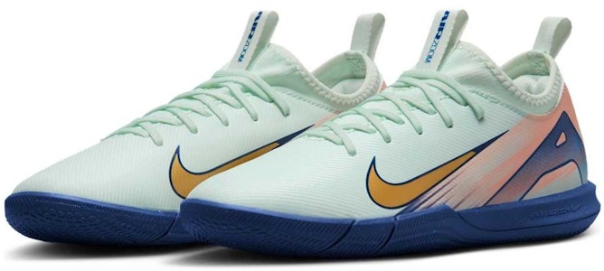 (JR) 耐克Jr. Vapor 16 Academy Mercurial Dream Speed IC '浅绿/赤红/金属金币' FZ1612-300 Lookbook (JR) 耐克Jr. Vapor 16 Academy Mercurial Dream Speed IC '浅绿/赤红/金属金币' FZ1612-300