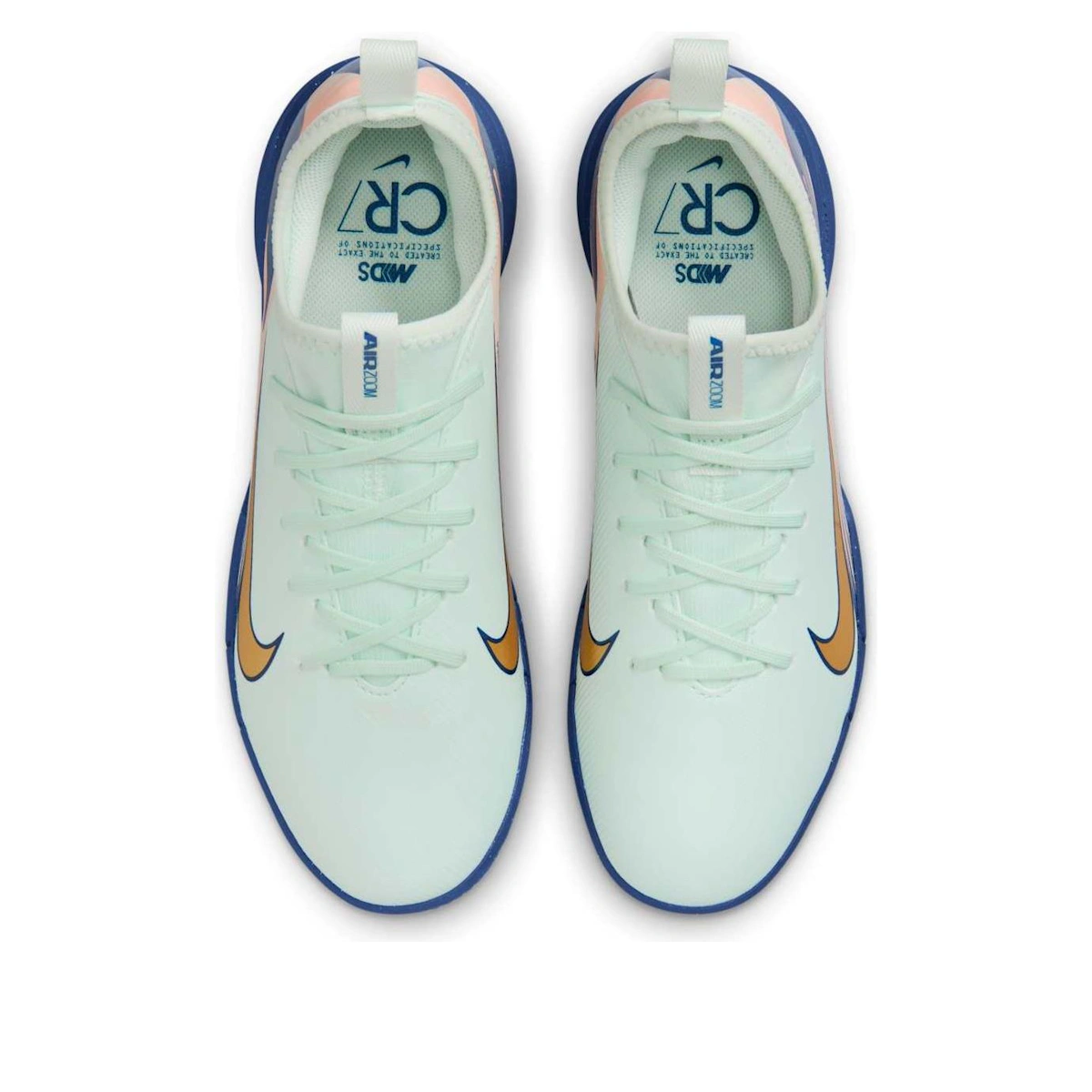 (Youth) Nike Jr. Vapor 16 Academy Mercurial Dream Speed IC 'Barely Green/Crimson Pulse/Metallic Gold Coin'