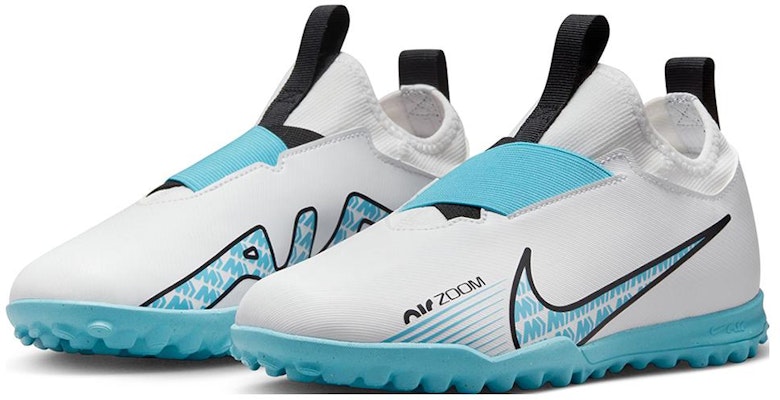 兒童 Nike Air Zoom Vapor 15 刺客 15 Academy 防踢緩震 低筒 兒童足球鞋 白藍 Lookbook 兒童 Nike Air Zoom Vapor 15 刺客 15 Academy 防踢緩震 低筒 兒童足球鞋 白藍