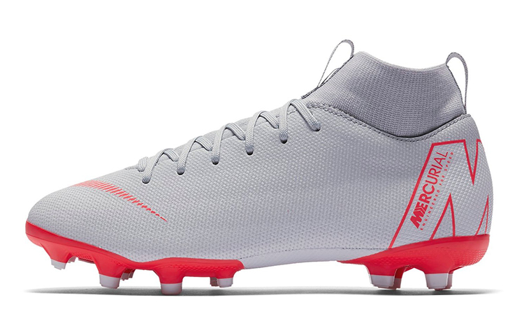 (Youth) Nike JR Mercurial Superfly 6 12 Academy FG 'Grey Red' AH7337-060