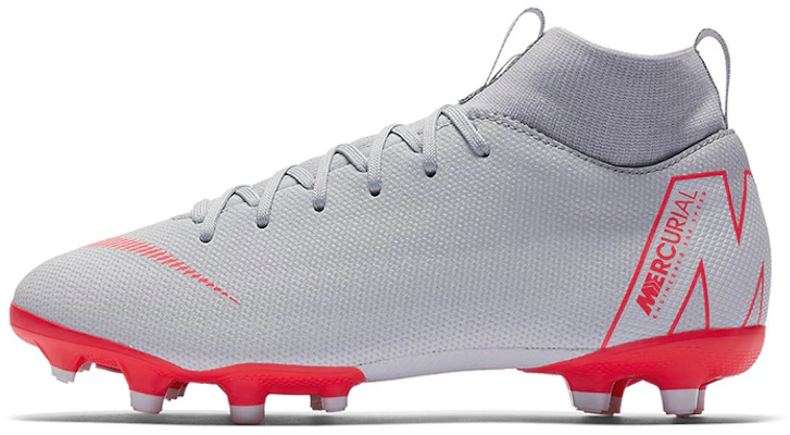 (JR) 耐克少年Mercurial Superfly 6 12学院FG“灰红”足球鞋 AH7337-060 Buy (JR) 耐克少年Mercurial Superfly 6 12学院FG“灰红”足球鞋 AH7337-060