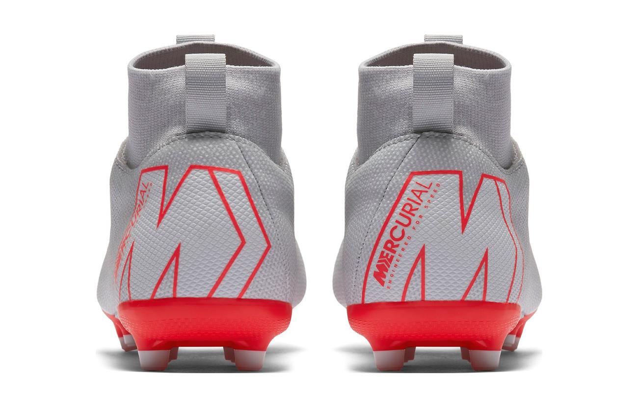 Shop (JR) 耐克少年Mercurial Superfly 6 12学院FG“灰红”足球鞋 AH7337-060