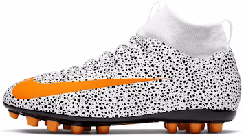 (Youth) Nike JR Mercurial Superfly 7 Academy AG 'Black White Yellow' CK0113-180 (Youth) Nike JR Mercurial Superfly 7 Academy AG 'Black White Yellow' CK0113-180
