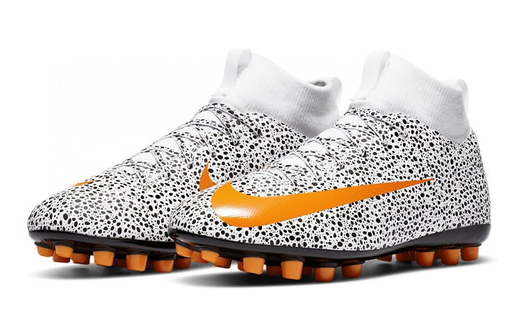 Lookbook (JR) Nike JR Mercurial Superfly 7 Academy AG ''Noir Blanc Jaune'' CK0113-180