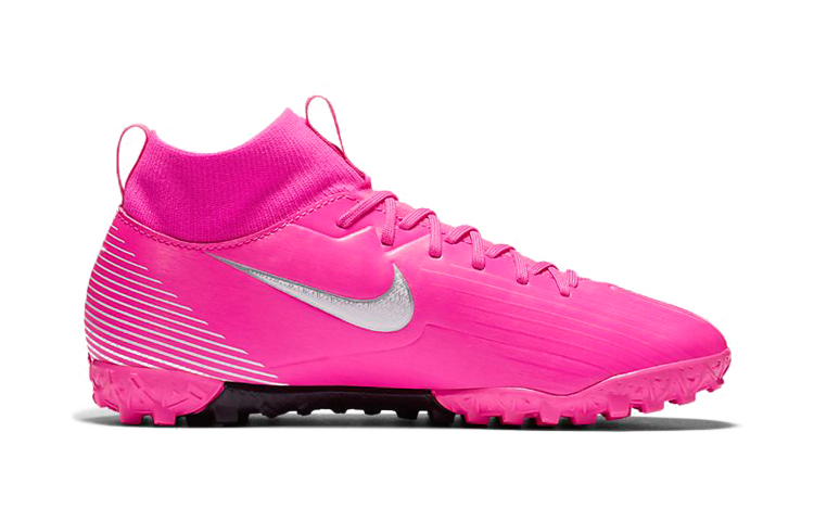 Order (JR) Nike JR Mercurial Superfly 7 Academy KM TF Futbol Sala Rosa Blanco Negro DB5616-611