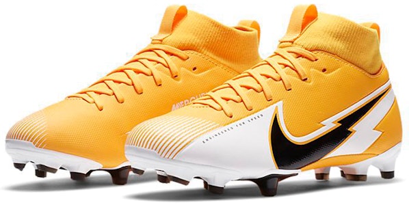 (JR) Nike Jr Mercurial Superfly 7 Academy MG 'Kuning Hitam Putih' AT8120-801 Lookbook (JR) Nike Jr Mercurial Superfly 7 Academy MG 'Kuning Hitam Putih' AT8120-801