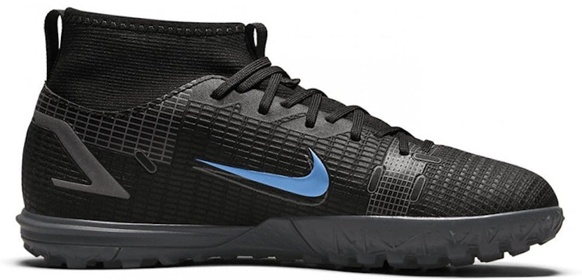 (Youth) Nike Jr Mercurial Superfly 8 Academy TF Turf Soccer Shoes 'Black Blue' CV0789-004 Order (Youth) Nike Jr Mercurial Superfly 8 Academy TF Turf Soccer Shoes 'Black Blue' CV0789-004