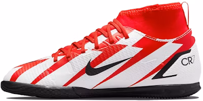 (Youth) Nike Jr Mercurial Superfly 8 Club Cr7 Indoor 'Red White Black' DB0930-600 (Youth) Nike Jr Mercurial Superfly 8 Club Cr7 Indoor 'Red White Black' DB0930-600