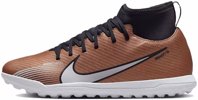 (Youth) Nike Jr Mercurial Superfly 9 15 Club TF 'Bronze Black White' DR6073-810 (Youth) Nike Jr Mercurial Superfly 9 15 Club TF 'Bronze Black White' DR6073-810