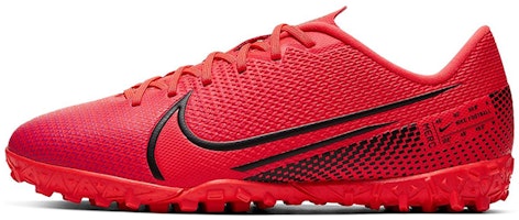 (Youth) Nike JR Mercurial Vapor 13 Academy TF 'Red Black' AT8145-606 (Youth) Nike JR Mercurial Vapor 13 Academy TF 'Red Black' AT8145-606