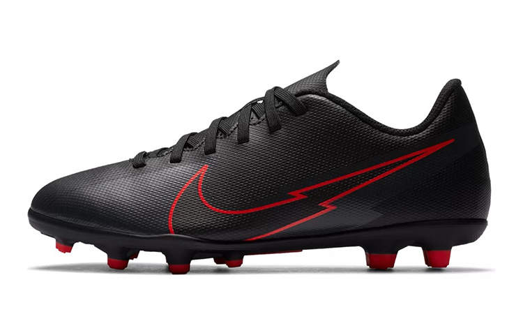(Youth) Nike JR Mercurial Vapor 13 Club MG 'Black Red' AT8161-060