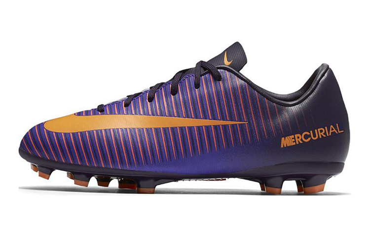 (Youth) Nike JR Mercurial Victory 6 FG 'Purple Yellow' 831945-585