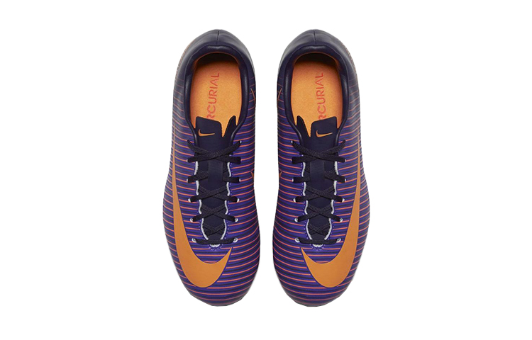 Shop 兒童 Nike JR Mercurial Victory 6 FG 硬地足球鞋 紫黃