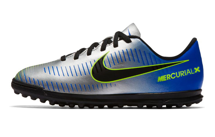 (Youth) Nike JR Mercurialx Victory 6 TF 'Silver Blue' 921497-407