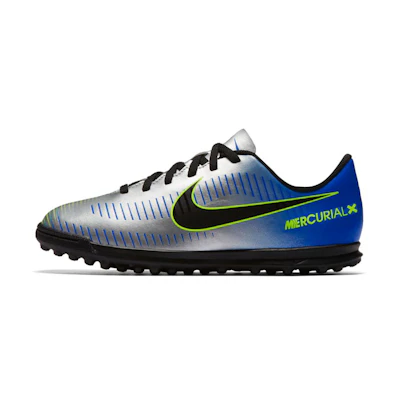 (Youth) Nike JR Mercurialx Victory 6 TF 'Silver Blue'